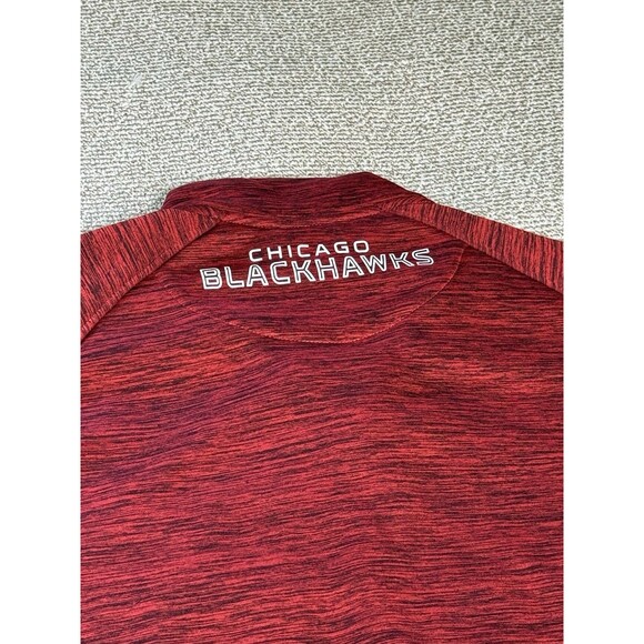 NHL Chicago Blackhawks Men's XL Red Full Zip Lightweight Jacket Polyester Lined - Picture 9 of 10
